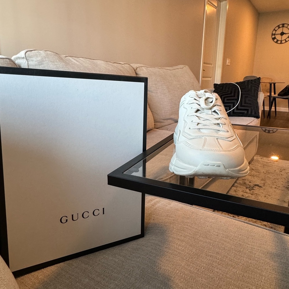 Gucci Rhyton Sneakers - White - Picture 5 of 8